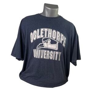 Men's Oglethorpe University Stormy Petrels Blue T-Shirt Size XXL